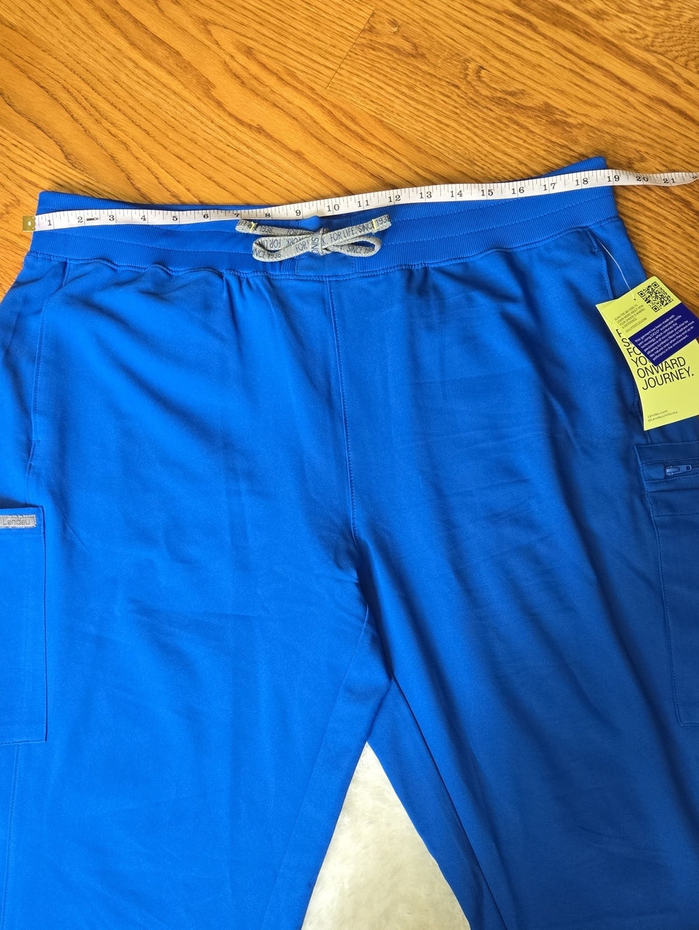 Landau Royal Blue Scrub Pants, Womens XL, New With Tags - Picture 6 of 12
